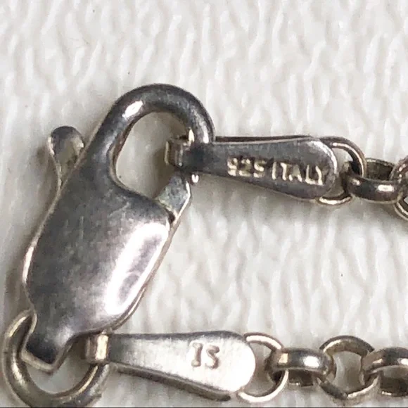 Reach For The Moon Quote Necklace Sterling Silver - Picture 5 of 8